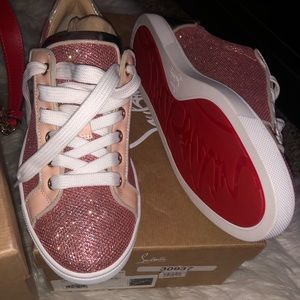 christian louboutin girl sneakers